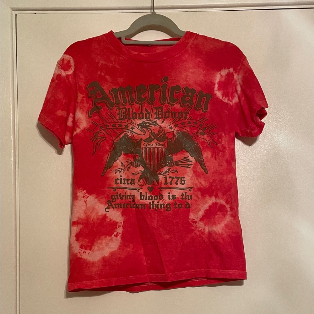 American Blood Donor Tie Dye Tee